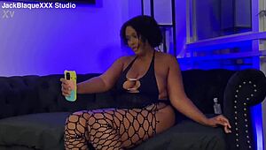 Imani Seduction bends over for Jack Blaque's monster cock seduction.