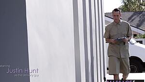 Dirty Big Ass Latina Carmen Caliente Pleased Big Dick Stranger After Massage