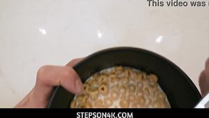 ginger stepmom gives first-hand titjob experience in stepson4k 😘🍈