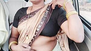 I fuck the Indian call girl in the car with dirty talk