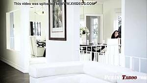 teen step daughter stretching her asshole for tommy pistol and kimber woods in garage