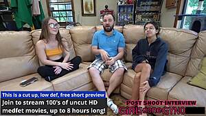 Doctor tampa examines mira monroe's urethra