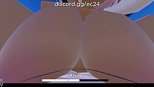 fucking that roblox slut rough on the beach, deepthroat and anal included