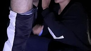 Anal Sex Professional Whore Gets Cum on Ass in Street