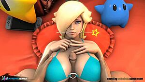 titty fuck with big tits switching