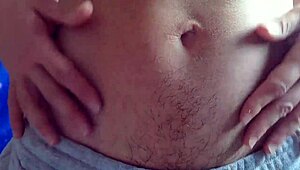 Sweet muscled fitness compilation with hairy big clit masturbation