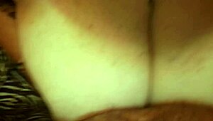 Chubby girlfriend with big tits gets fucked by monster cock