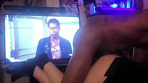 White trash finds big black dick in the hood