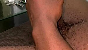 Stepdad Wanks Watching Stepdaughter Spread In Fantasy!