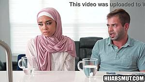 shy muslim girl learns sex from american friend! 😳