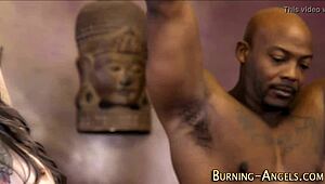 Fetish punks get their mouths jizzed in hardcore group