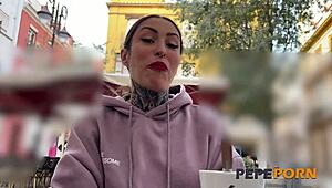 41-year-old Spanish cougar Lara Croft debuts in unforgettable porn