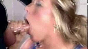 Deviousflash compiles teen throating scenes with gagging and choking