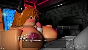 Roblox Characters Engage in Porn with Cum Scenes