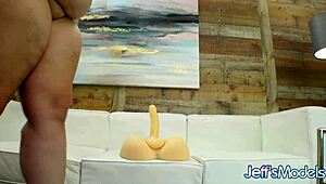 Near Famous J-Cup Wife Films Miraculous Home Video While Husband Away