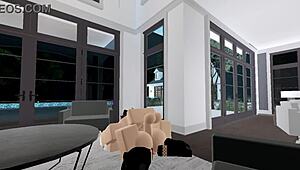 Cute police officer bends over for criminal's big cock in doggystyle.