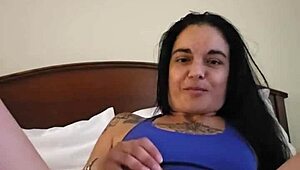 Petite Emy Angel shows her sexy pussy and ass