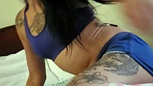 Petite Emy Angel shows her sexy pussy and ass