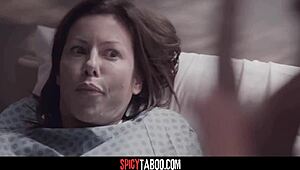 Doctor Intensely Fucks Busty MILF and Teen Patient