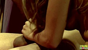 I'z the horny stripper wit big tits, bent over in fishnets, satisfyin' a rich man wit monster cock in da strip bar