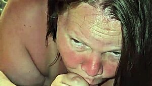 Milf Cums Hard While Sucking Cock