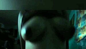 Big Natural Tits Riding Cowgirl While Moaning To Avoid Neighbor Hearing