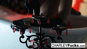 Watch Charley and busty Alia Janine fuck nude with big tits and pussy oral?