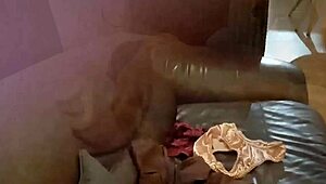 999 - White Slut White Satin Thong And Panties Brown Satin Bodycon Dress Heels Blowjob Pov Doggy Style Rimming