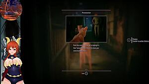 Uncensored Slitterhead game features sexy asian with big tits and ass!