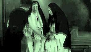 Vintage Pussy And Pooch Outdoors