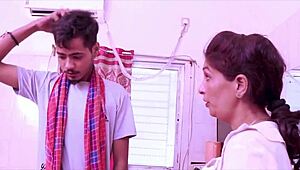 I watched the beautiful desi bhabhi in threesome with husband and servant, it was amazing!