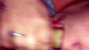 Redhead passionately sucking cock with intense blowjob action