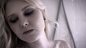 taboo teen bffs screwing mature cock in group scene.