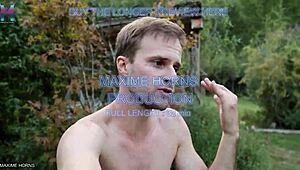 Gay outdoor show with giant toys fisting and cock sucking in front of men 😜