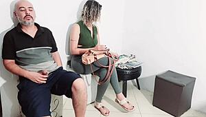 He Pulls Dick Out At Reception For Hand