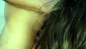 Her first time giving pussy after workout, skinny latina with long hair