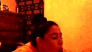 bbw carlee gives an intense blowjob