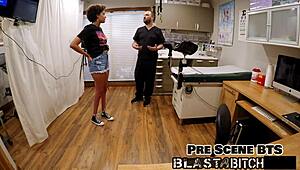 Rebel Wyatt Sucks Dick Gets Cum Blasted Pov Gloves Latex Piercing