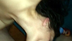 Diving into the wife's yummy pussy with licks and cunilingus.