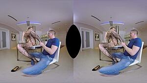 nikky dream in her best vr video yet with footjob reality fishnets assfucking hardcore anal