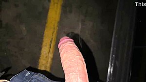 freaky couple fucks rough in public flashing