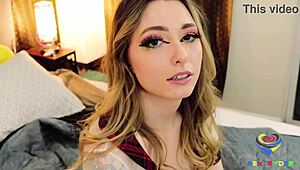 fit girl rides massive cock after teasing