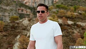 Blonde milf shalina devine deepthroats and titty fucks hubby's friend