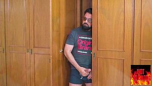 Horny Guy Fucks Redhead in Pantyhose!