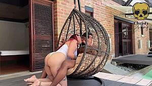 Enjoying A Delicious And Huge Black Monster Cock