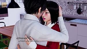 Indijska ženska upognjena za velik kurac v pesjici