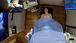 Blaire Celeste's Shaved Pussy Slapped In Corporate Slave Face Fucking