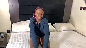 casting session with pretty ebony joy babe