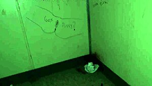 beautiful spex babe sucks cock at gloryhole