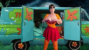 Granny Velma Dinkley Licks Dick Close-Up
